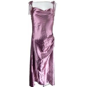 Cinderella Divine Satin Midi Slip Dress